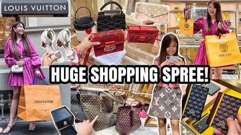 SHOPPING SPREE AT LOUIS VUITTON & FAURE LE PAGE 